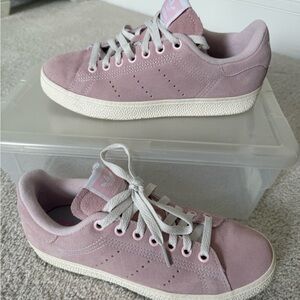 Adidas Pink Sneakers Suede Minimalist Design